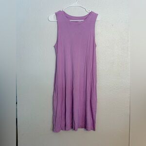 Time and Tru Sleeveless Purple Midi Dress